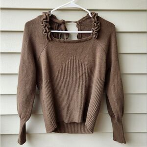 Cliche sweater open back  size L